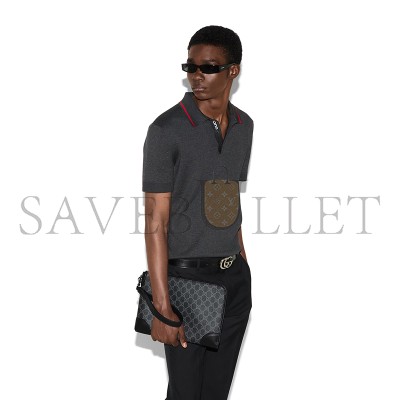 GUCCI GG EMBLEM SMALL BUSINESS CASE 821156 (30*21*3cm)